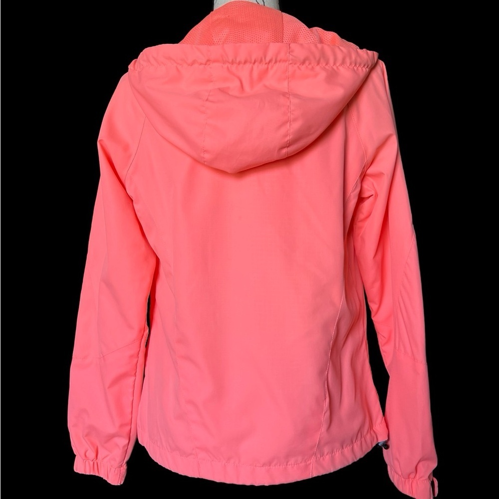 New Balance Coral Well Worn & Still Running Hooded Windbreaker Jacket - Small - Picture 2 of 16